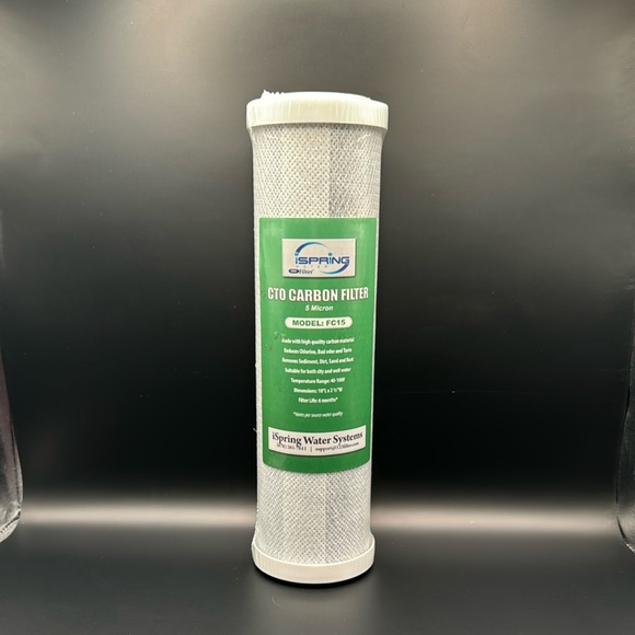 NWT iSpring™️ White CTO Carbon Filter Model: FC15 - Picture 1 of 2